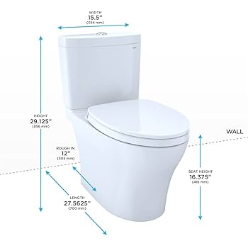 TOTO® Aquia® IV Two-Piece Elongated Dual Flush 1.28 and 0.9